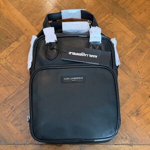 Karl Lagerfeld Black Backpack for Men — New with Tags!